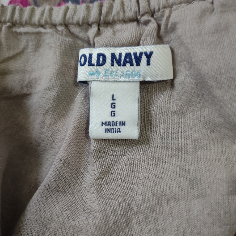 NWT Old Navy Floral Sack Sundress sz L - Picture 7 of 8